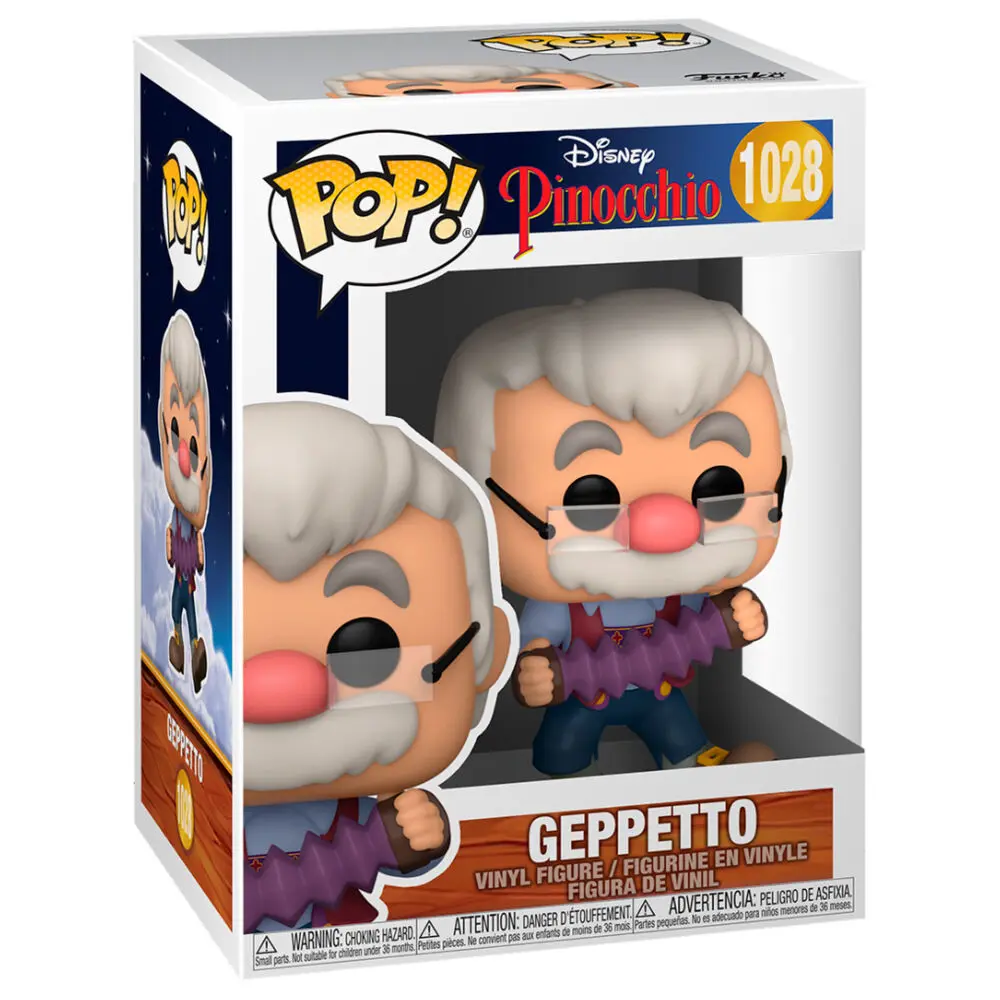 Pinokio 80th Anniversary POP! Disney Vinyl Figure Dżepetto z akordeonem 9 cm zdjęcie produktu