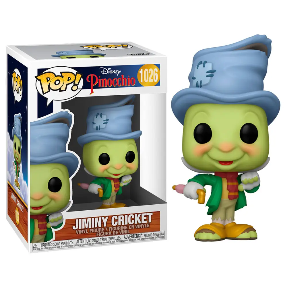 Pinokio 80th Anniversary POP! Disney Vinyl Figure Street Jiminy 9 cm zdjęcie produktu