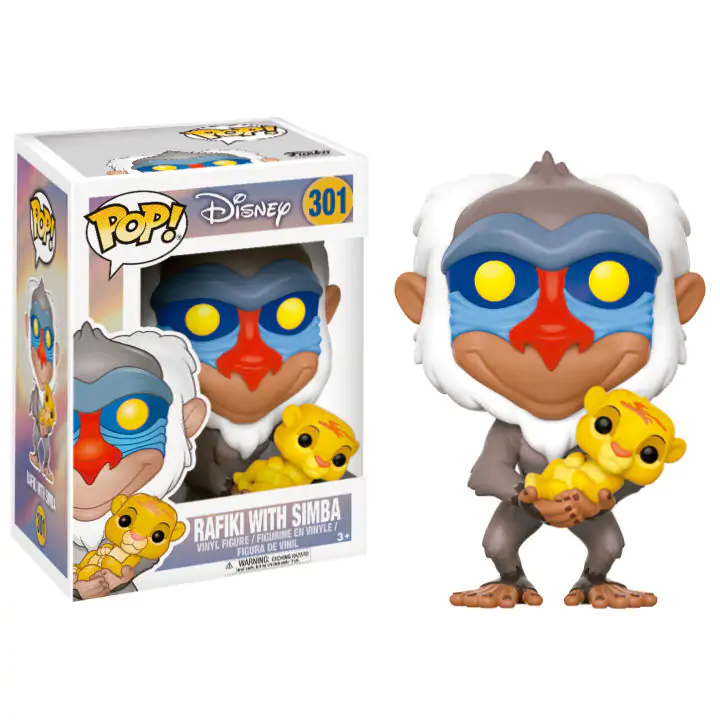 Król Lew POP! Disney Vinyl Figure Rafiki & Simba 9 cm zdjęcie produktu