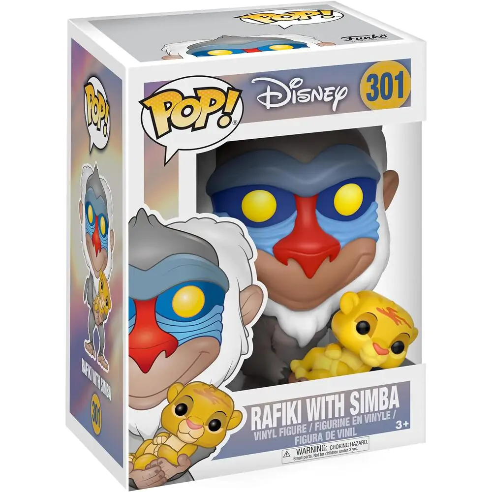 Król Lew POP! Disney Vinyl Figure Rafiki & Simba 9 cm zdjęcie produktu