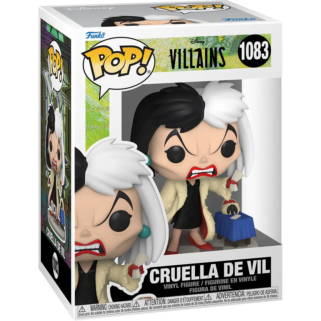 Disney: Villains POP! Figurka winylowa Disney Cruella de Vil 9 cm zdjęcie produktu