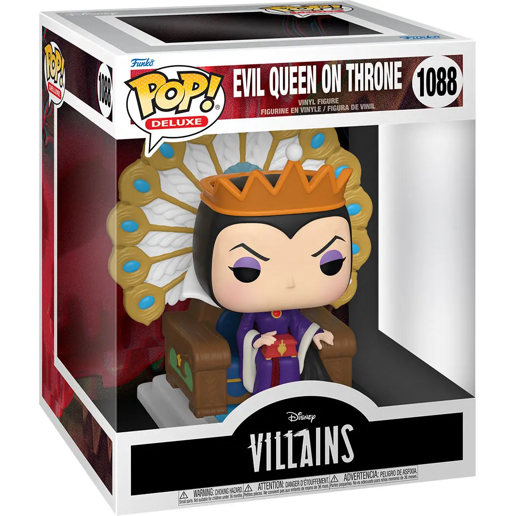 Disney POP! Deluxe Villains Figurka winylowa Zła Królowa na Tronie 9 cm zdjęcie produktu