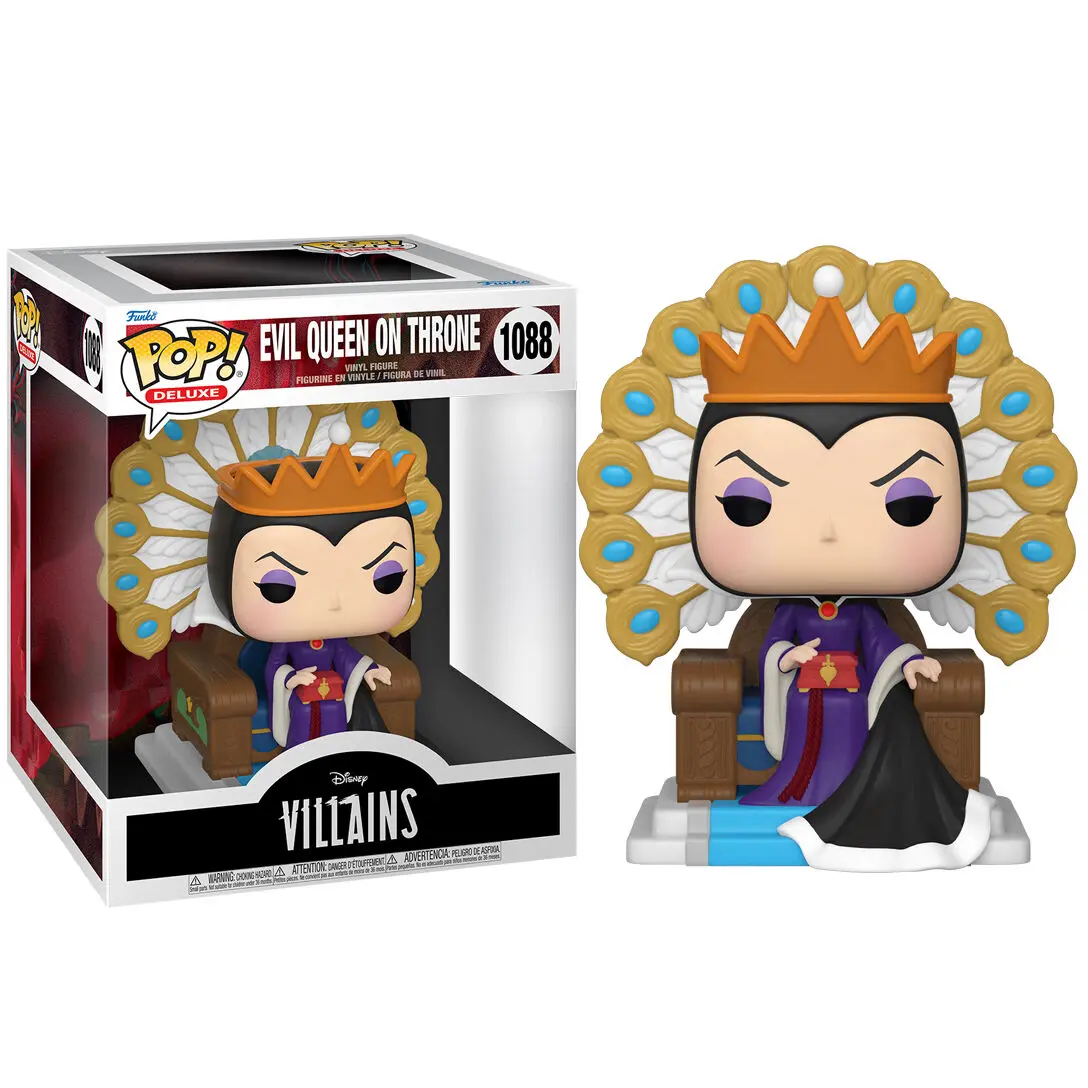 Disney POP! Deluxe Villains Figurka winylowa Zła Królowa na Tronie 9 cm zdjęcie produktu