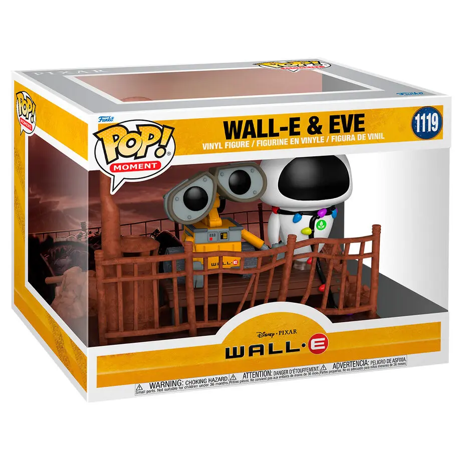 Wall-E POP Moment! Figurki winylowe Zestaw 2-pak Wall-E & Eve 9 cm zdjęcie produktu
