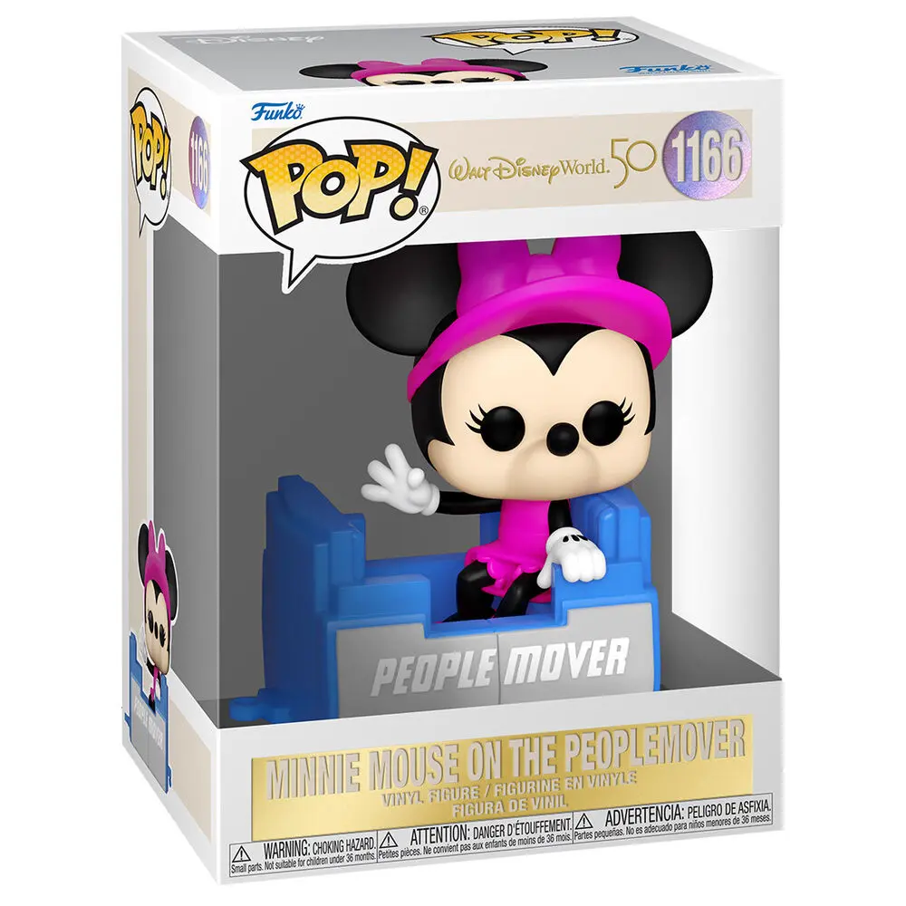 Walt Disney World 50th Anniversary POP! Disney Figurka Vinyl People Mover Minnie 9 cm zdjęcie produktu