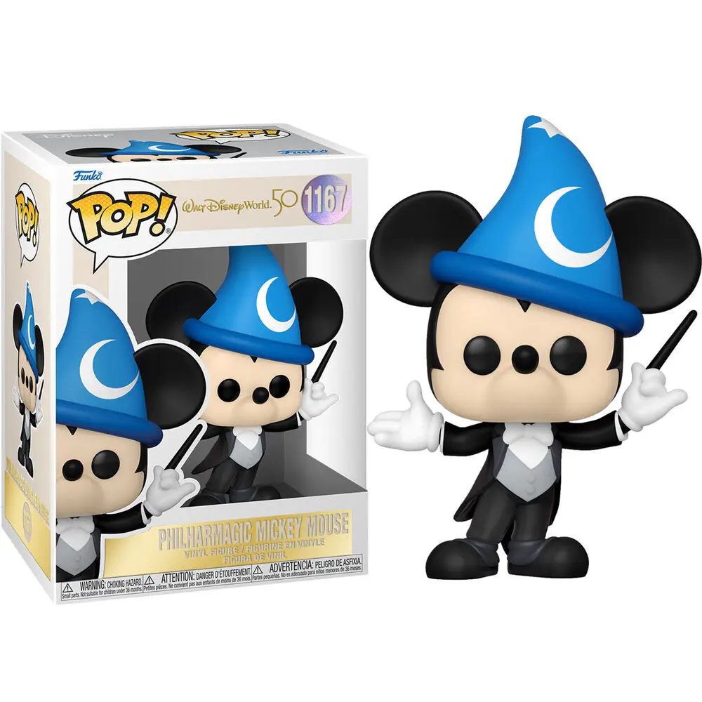 Walt Disney World 50th Anniversary POP! Disney Figurka Vinyl Philharmagic Mickey 9 cm zdjęcie produktu