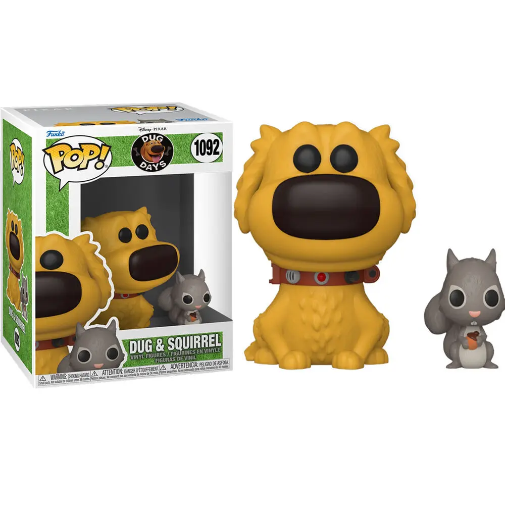 Dug Days POP & Buddy Disney Figurka winylowa Dug z Wiewiórką 9 cm zdjęcie produktu