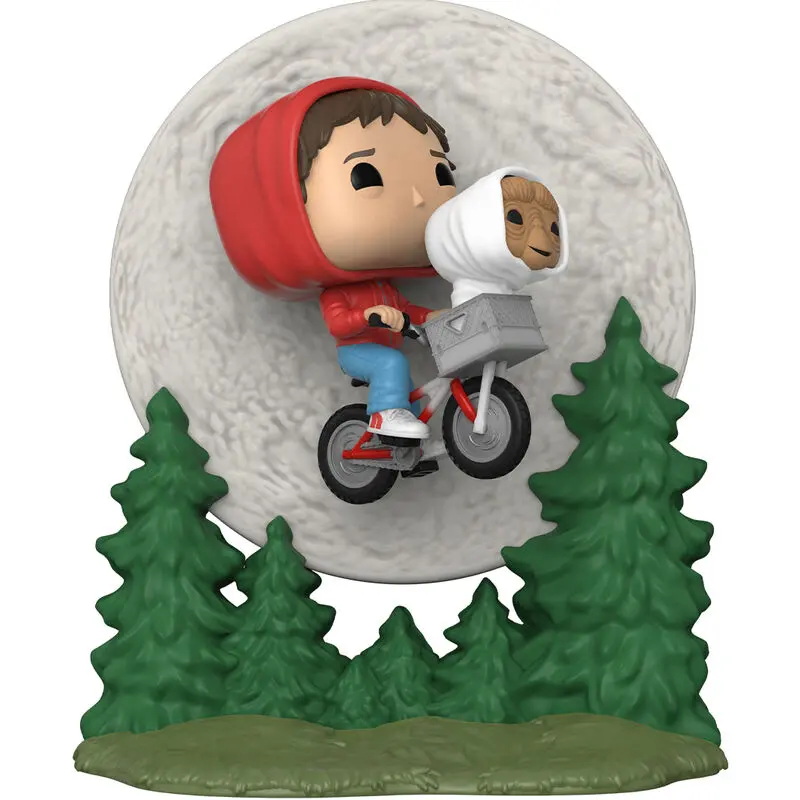 E.T. the Extra-Terrestrial POP! Moment Figurka Vinyl Elliot i ET Flying (GITD) 9 cm zdjęcie produktu