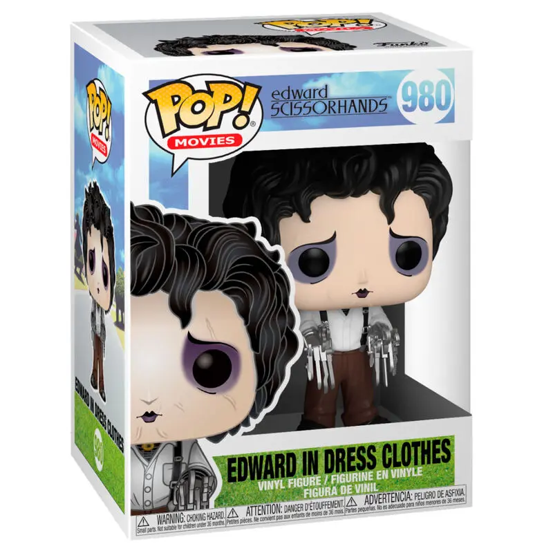 Edward Scissorhands POP! Movies Figurka winylowa Edward w stroju wizytowym 9 cm [USZKODZONE OPAKOWANIE] zdjęcie produktu