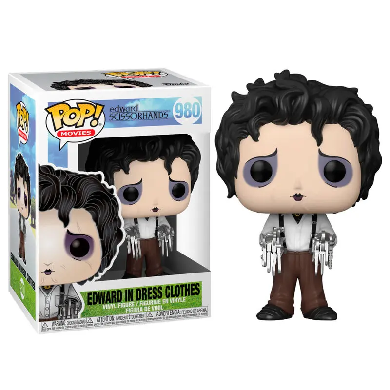 Edward Scissorhands POP! Movies Figurka winylowa Edward w stroju wizytowym 9 cm [USZKODZONE OPAKOWANIE] zdjęcie produktu