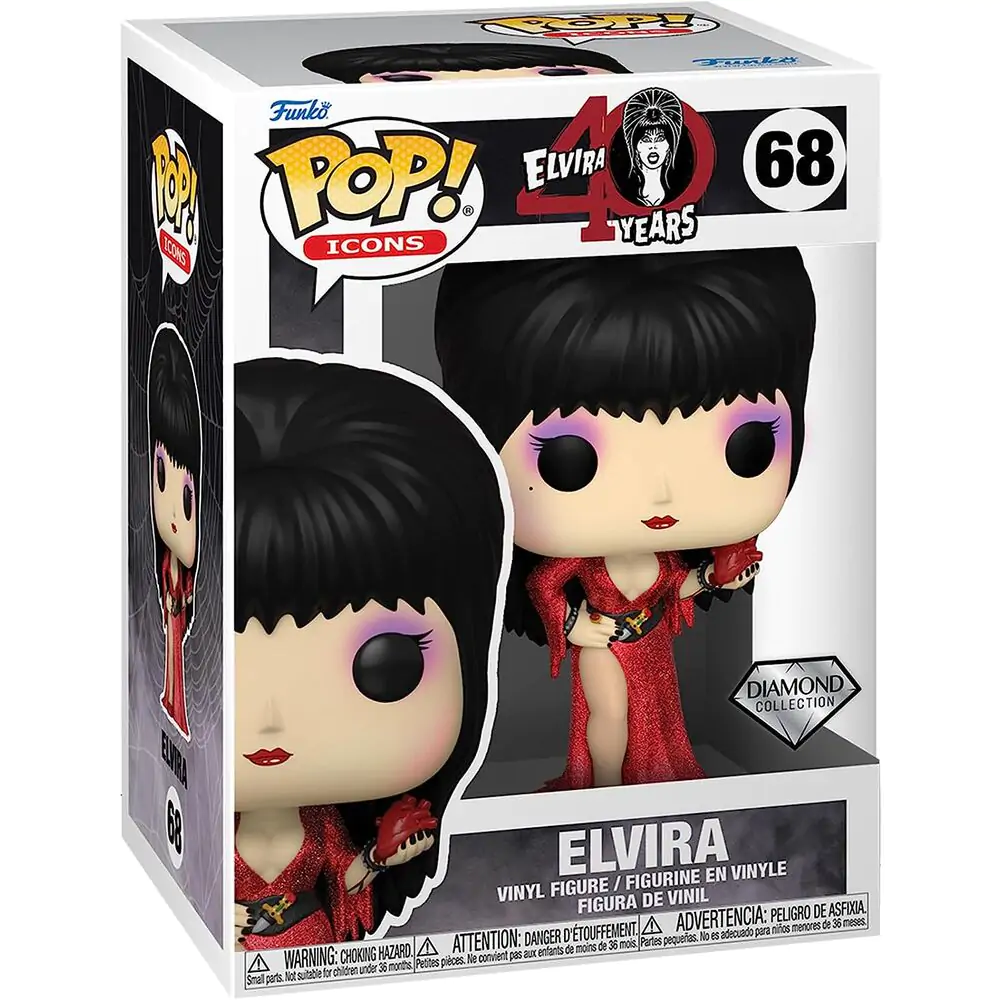 Elvira POP! Ad Icons Figurka winylowa Elvira 40th Anniversary 9 cm zdjęcie produktu