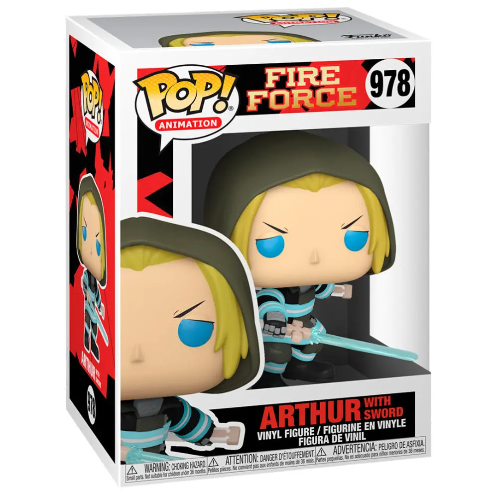 Fire Force POP! Animation Figurka Vinyl Arthur z Mieczem 9 cm zdjęcie produktu