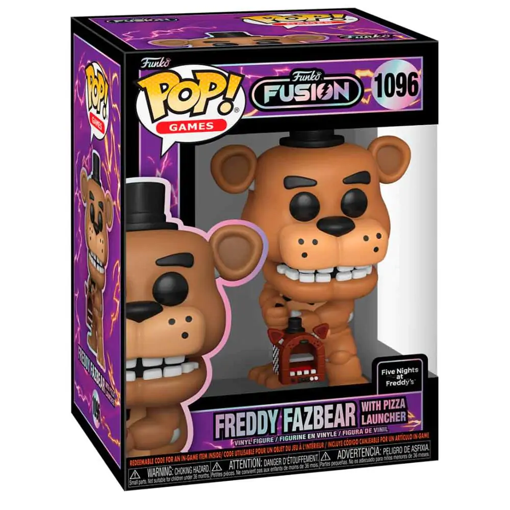 Figurka POP Funko Fusion Five Nights at Freddy's Freddy Fazbear z wyrzutnią pizzy zdjęcie produktu