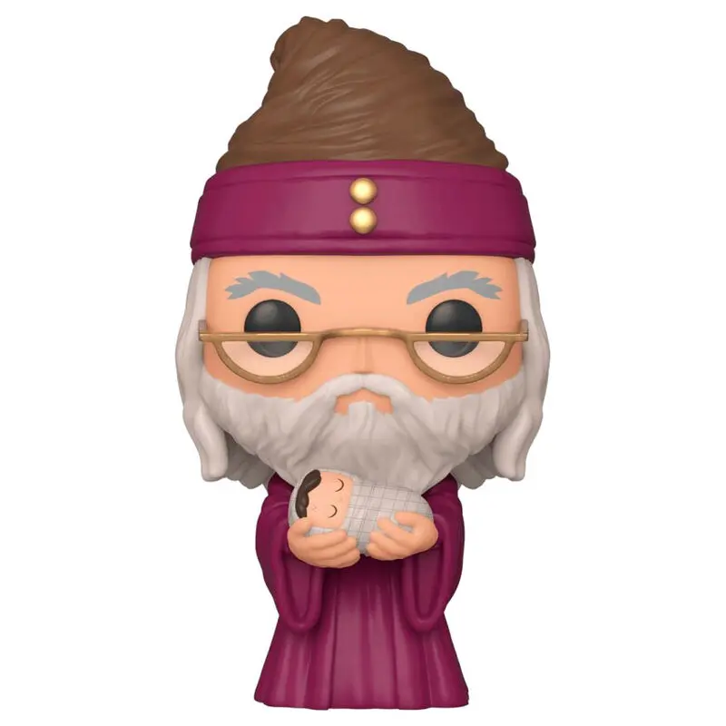 Harry Potter POP! Movies Figurka winylowa Dumbledore z Dziecięcym Harrym 9 cm zdjęcie produktu