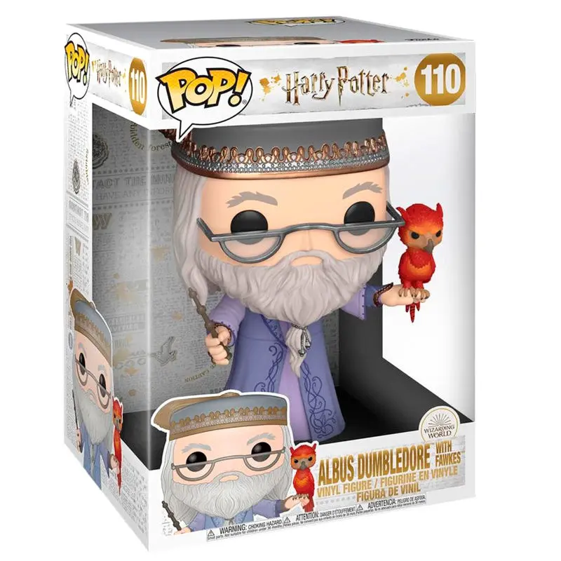 Harry Potter Super Sized POP! Movies Winyl Figurka Dumbledore 25 cm zdjęcie produktu