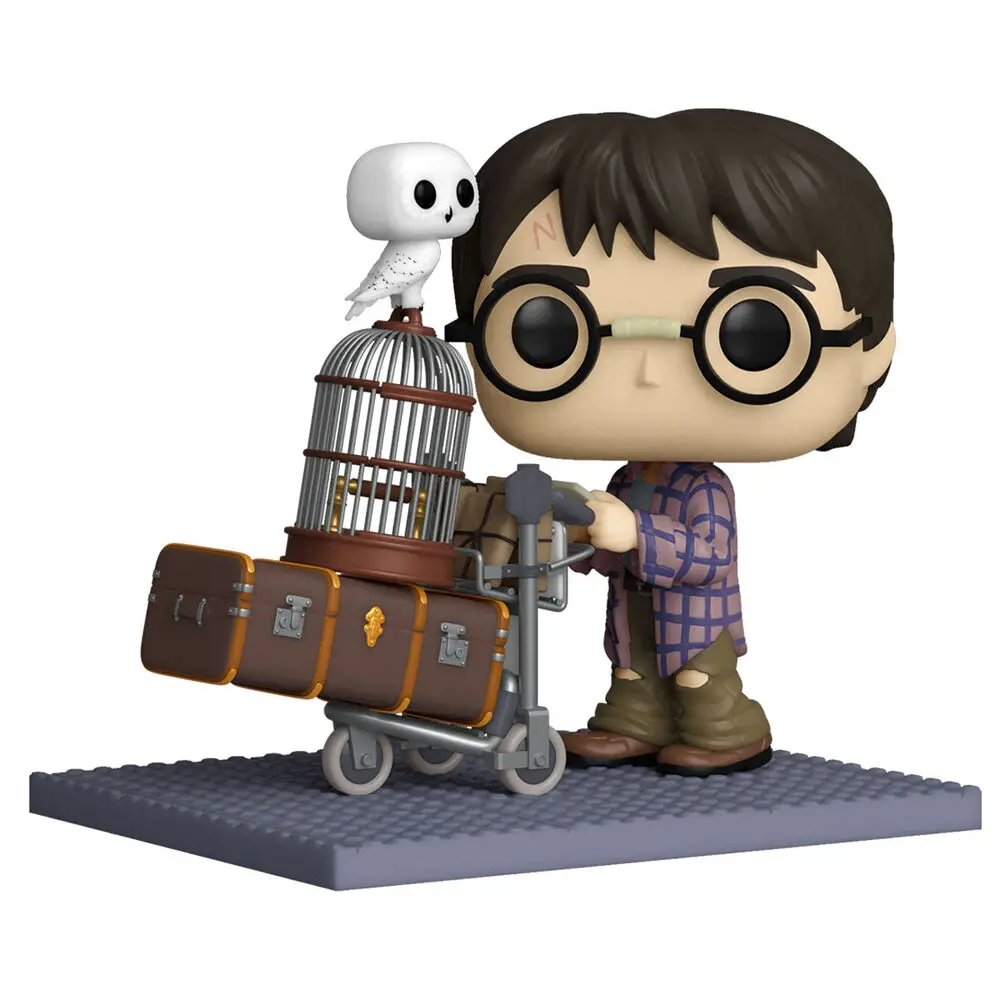 Harry Potter POP! Deluxe Figurka Vinyl Harry Pushing Trolley 9 cm zdjęcie produktu