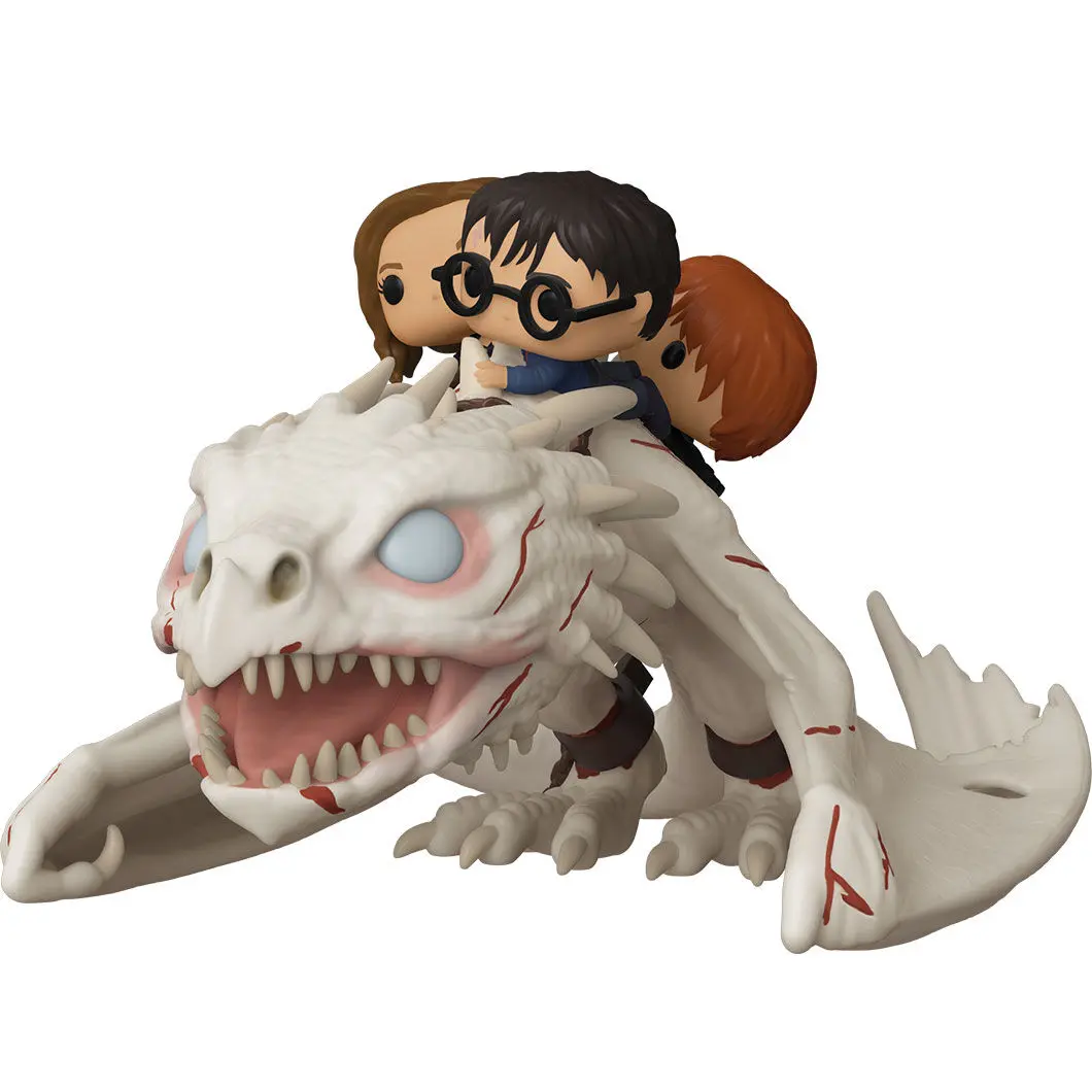 Funko POP! Rides Figurka Vinyl Harry Potter Smok Gringotta, Harry, Ron i Hermiona zdjęcie produktu