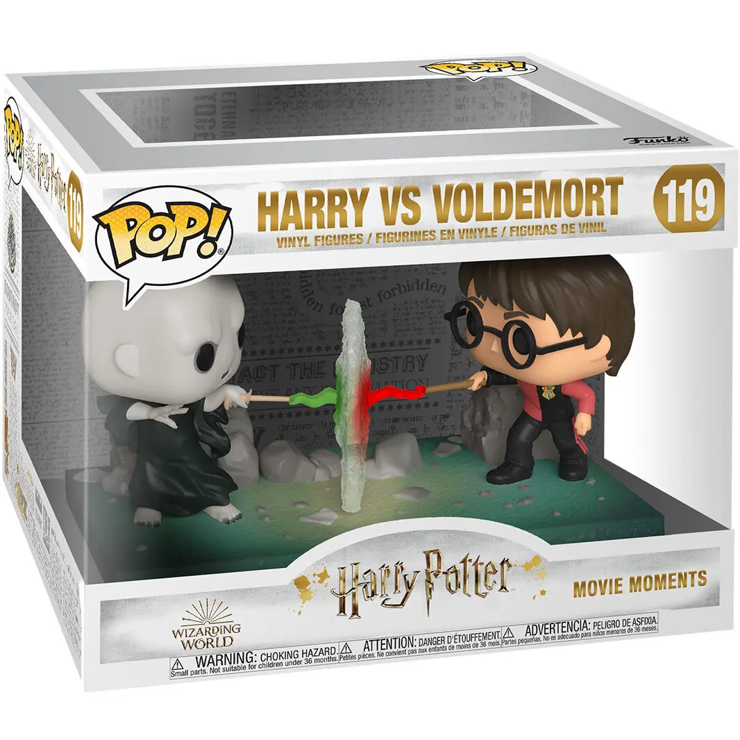 Harry Potter POP! Movie Moment Figurka Vinyl Harry VS Voldemort 9 cm zdjęcie produktu