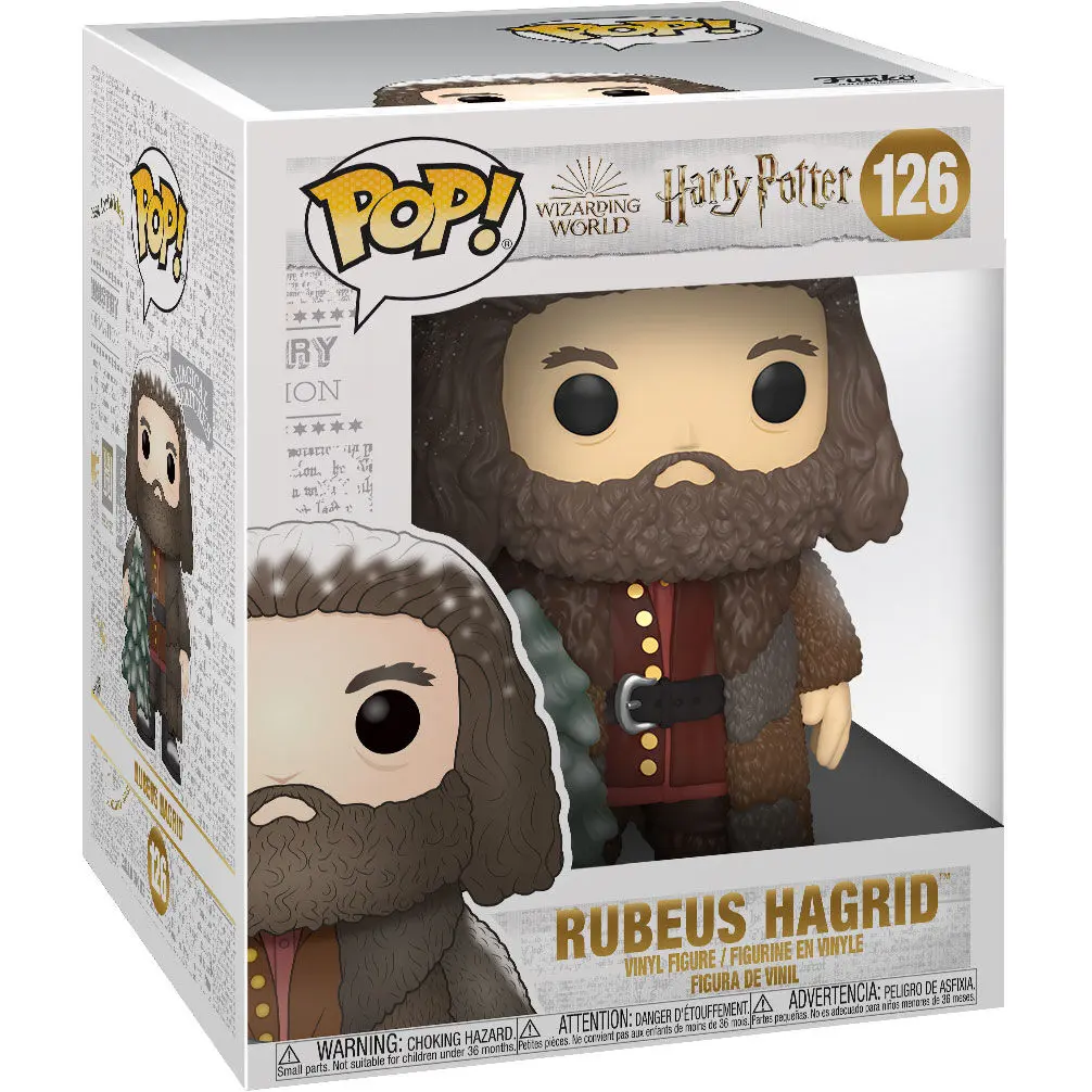 Harry Potter Super Sized POP! Vinyl Figurka Świąteczny Rubeus Hagrid 15 cm zdjęcie produktu
