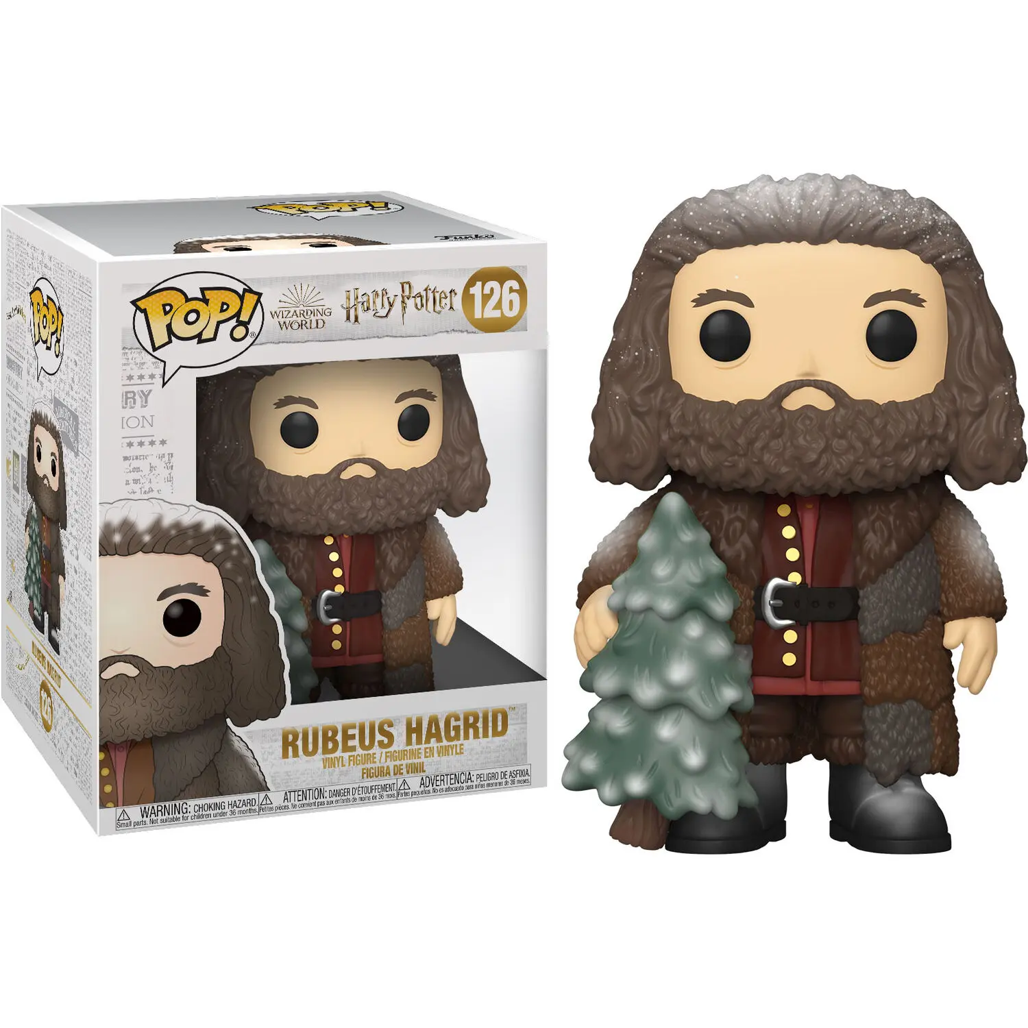 Harry Potter Super Sized POP! Vinyl Figurka Świąteczny Rubeus Hagrid 15 cm zdjęcie produktu