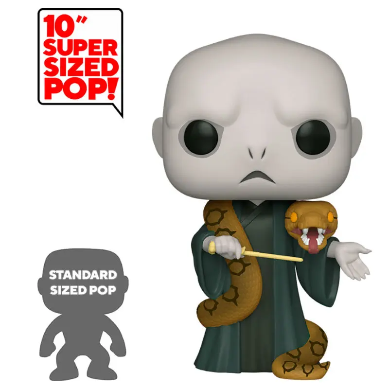 Harry Potter Super Sized POP! Movies Winylowa Figurka Voldemort z Nagini 25 cm zdjęcie produktu