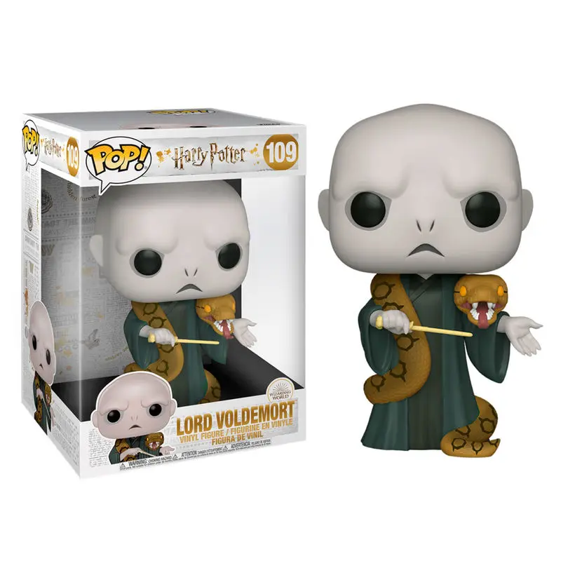 Harry Potter Super Sized POP! Movies Winylowa Figurka Voldemort z Nagini 25 cm zdjęcie produktu