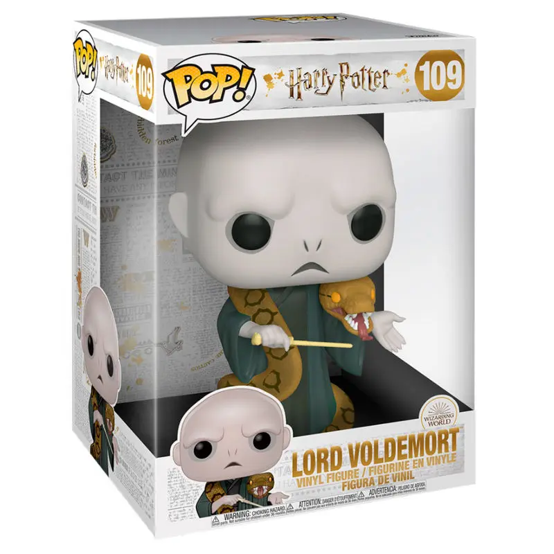 Harry Potter Super Sized POP! Movies Winylowa Figurka Voldemort z Nagini 25 cm zdjęcie produktu
