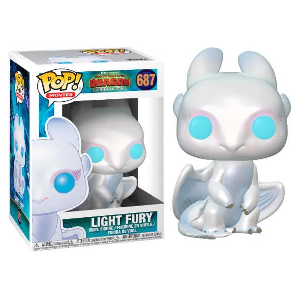 Jak wytresować smoka 3 POP! Figurka Vinyl Light Fury 9 cm zdjęcie produktu