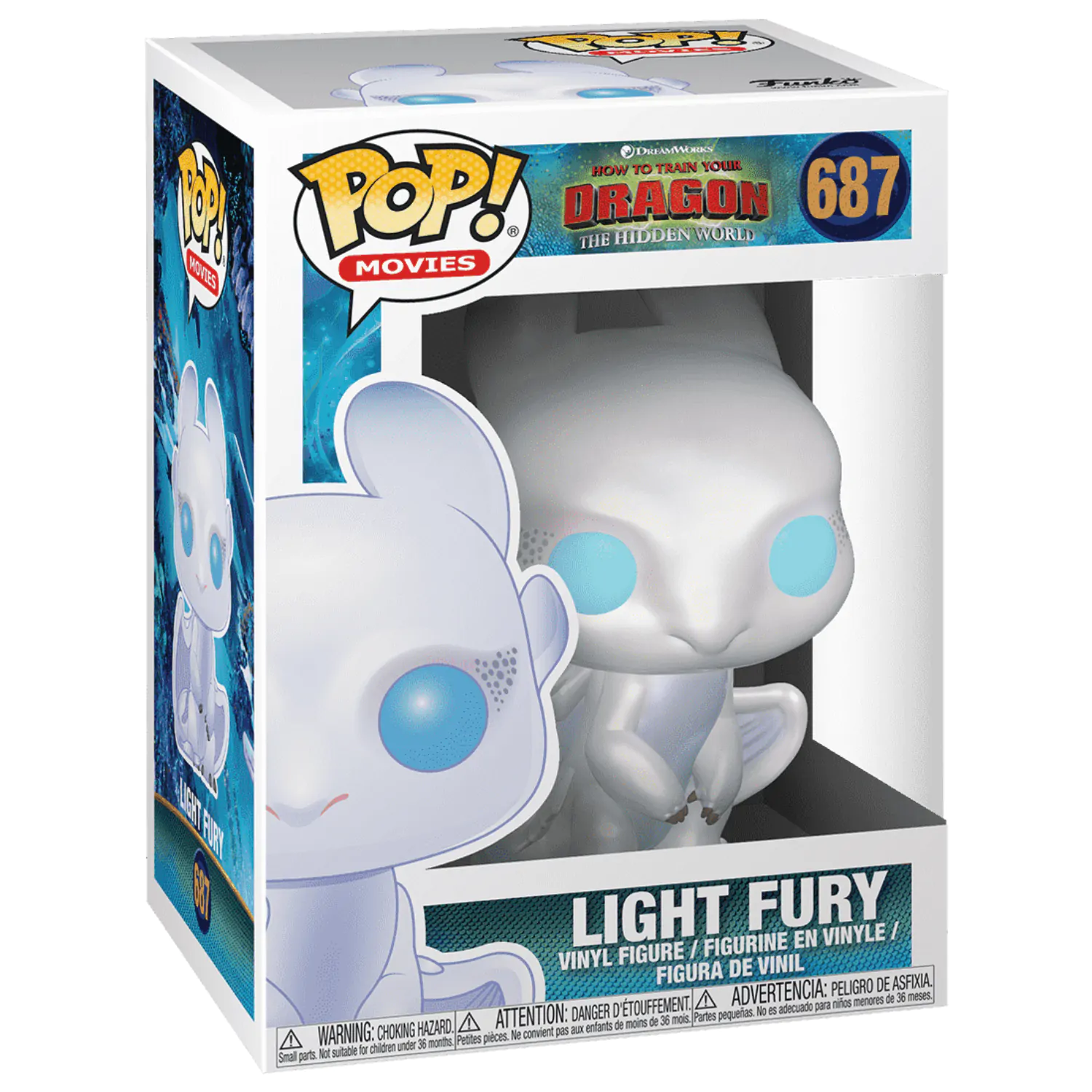 Jak wytresować smoka 3 POP! Figurka Vinyl Light Fury 9 cm zdjęcie produktu