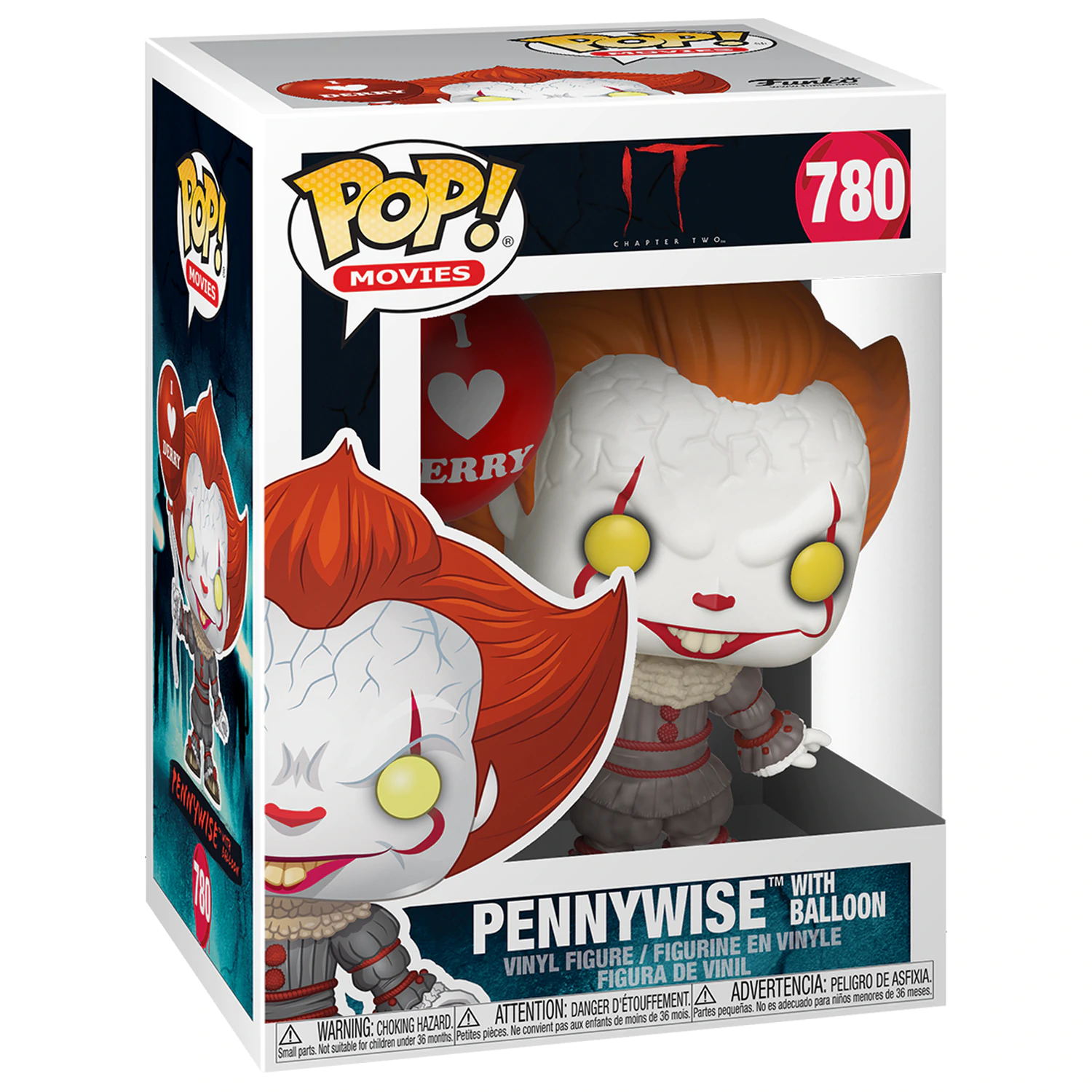 Stephen King's It 2 POP! Movies Figurka winylowa Pennywise z balonem 9 cm zdjęcie produktu