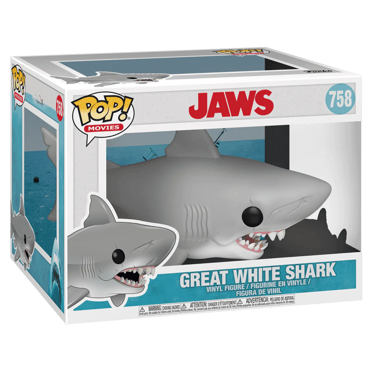 Szczęki Oversized POP! Movies Vinyl Figure Szczęki 15 cm zdjęcie produktu