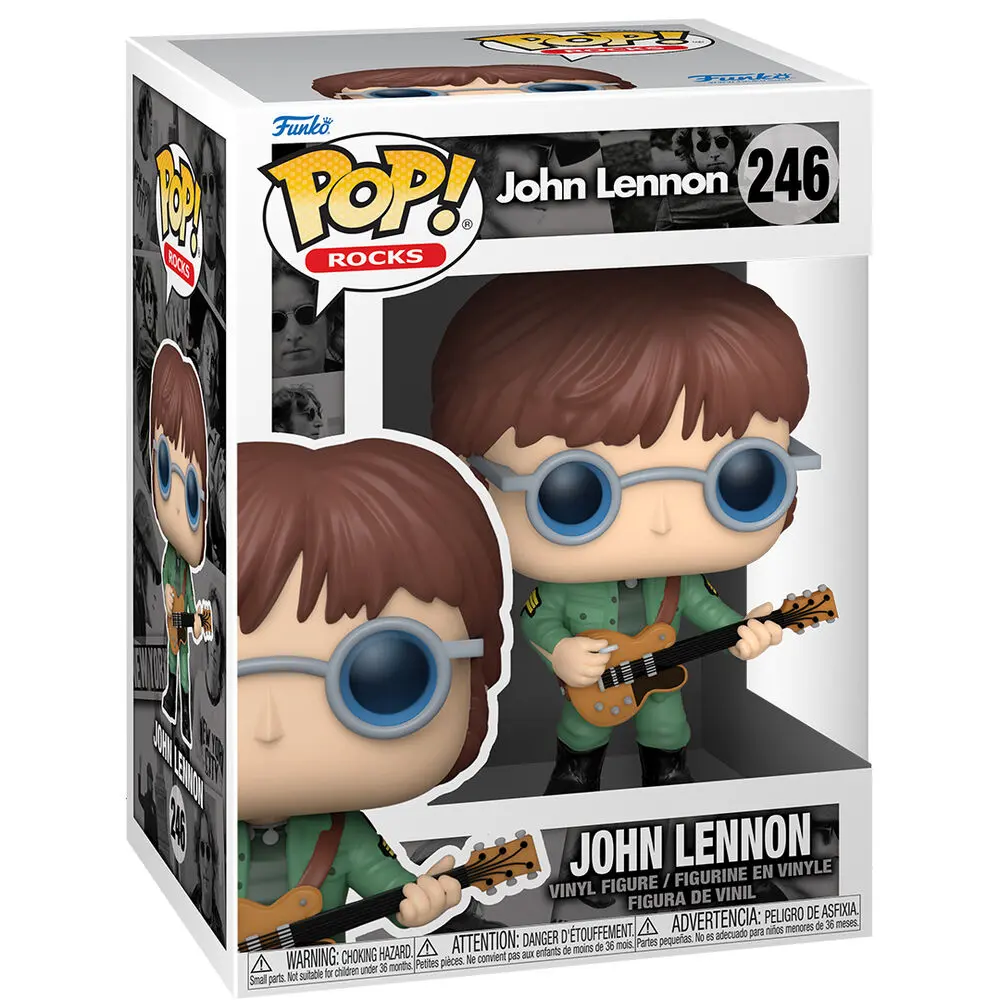 John Lennon POP! Rocks Figurka Vinyl John Lennon - Military Jacket 9 cm zdjęcie produktu