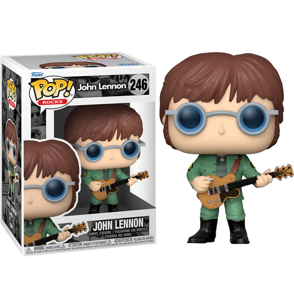 John Lennon POP! Rocks Figurka Vinyl John Lennon - Military Jacket 9 cm zdjęcie produktu