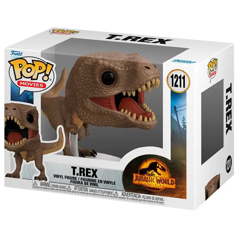 Jurassic World 3 POP! Movies Figurka winylowa T-Rex 9 cm zdjęcie produktu