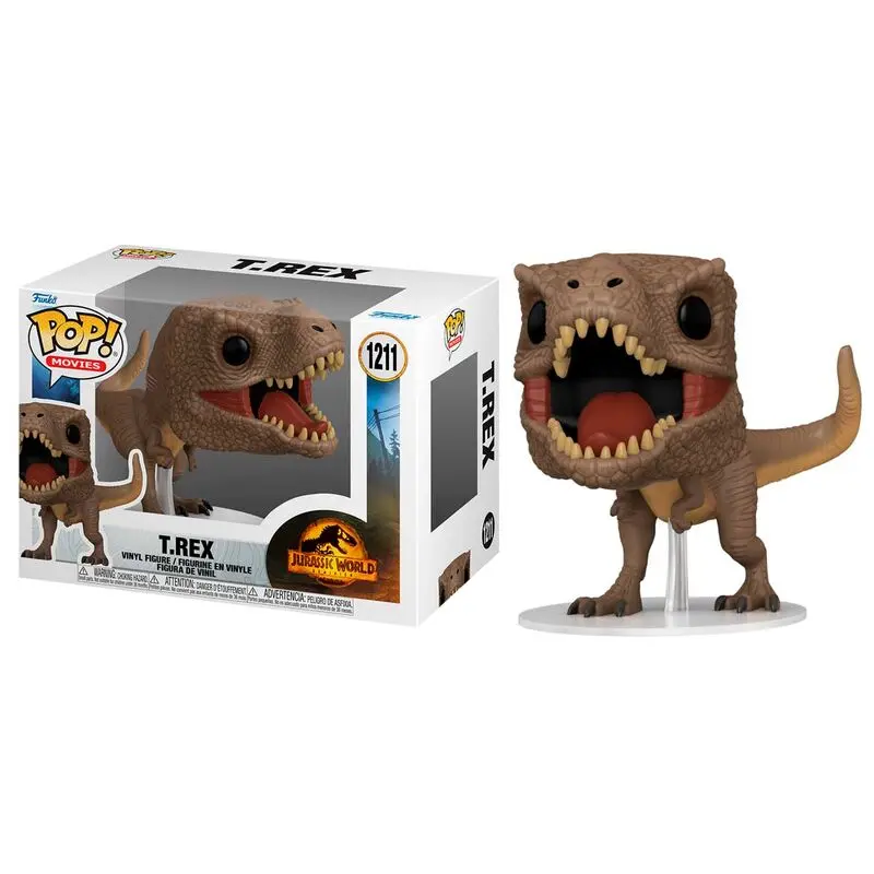 Jurassic World 3 POP! Movies Figurka winylowa T-Rex 9 cm zdjęcie produktu