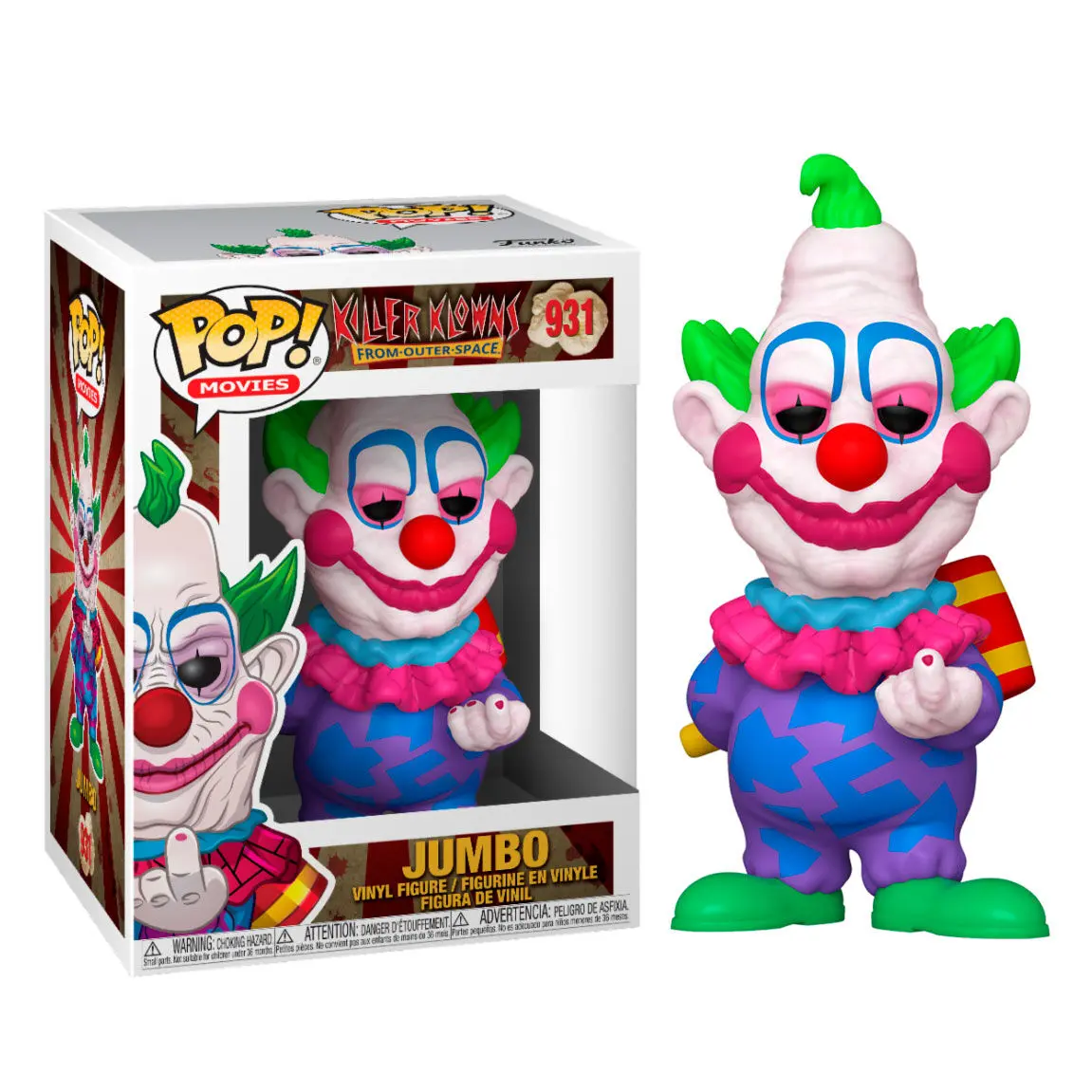 Killer Klowns from Outer Space POP! Movies Figurka winylowa Jumbo 9 cm zdjęcie produktu