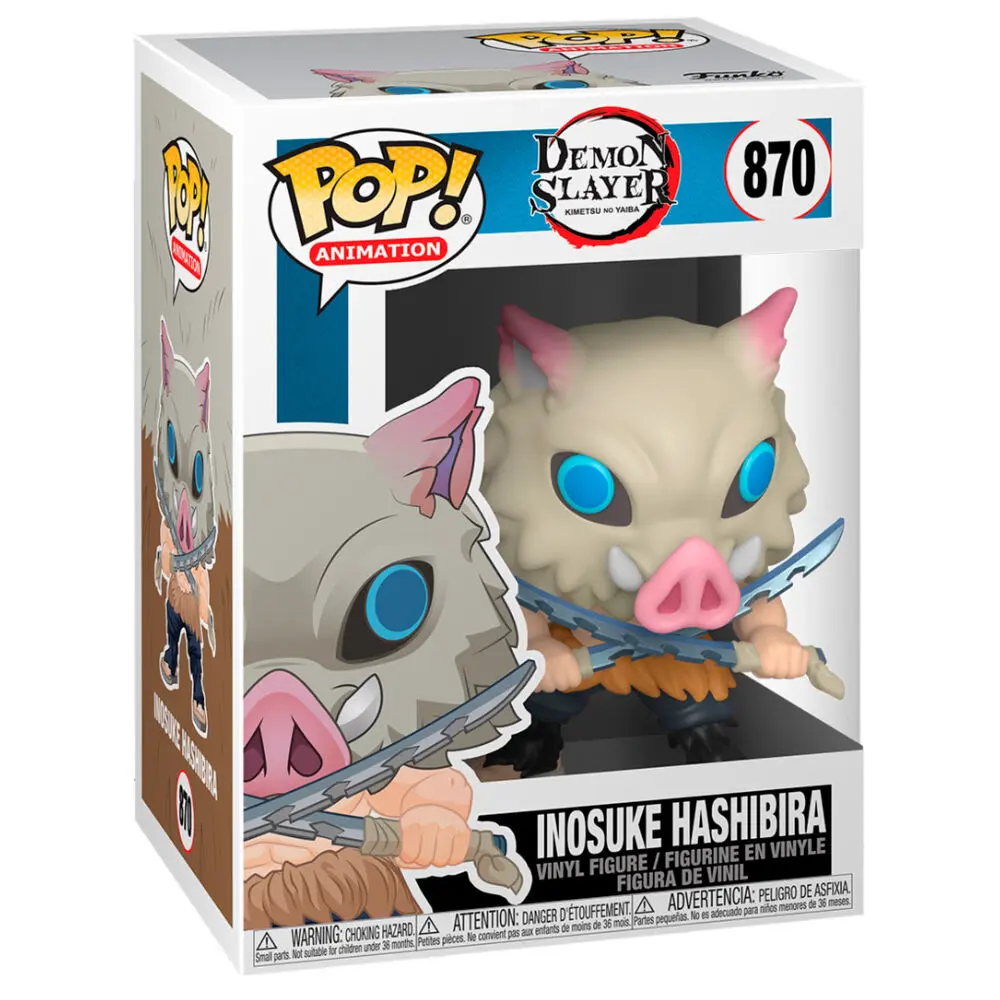 Demon Slayer POP! Animation Figurka Vinyl Inosuke Hashibira 9 cm zdjęcie produktu