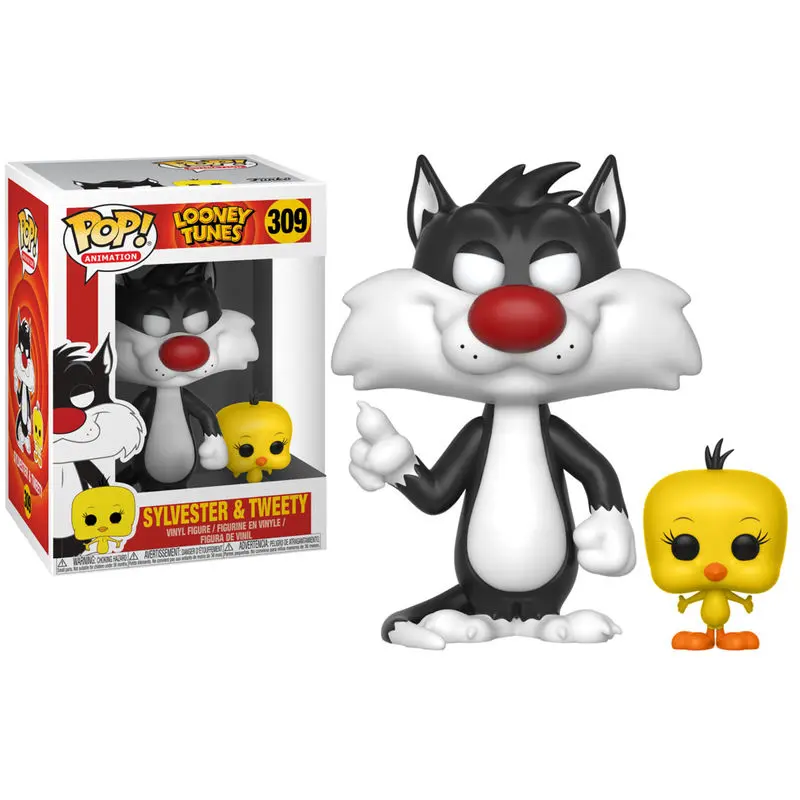 Looney Tunes POP! Television Figurka winylowa Sylvester i Tweety 9 cm zdjęcie produktu