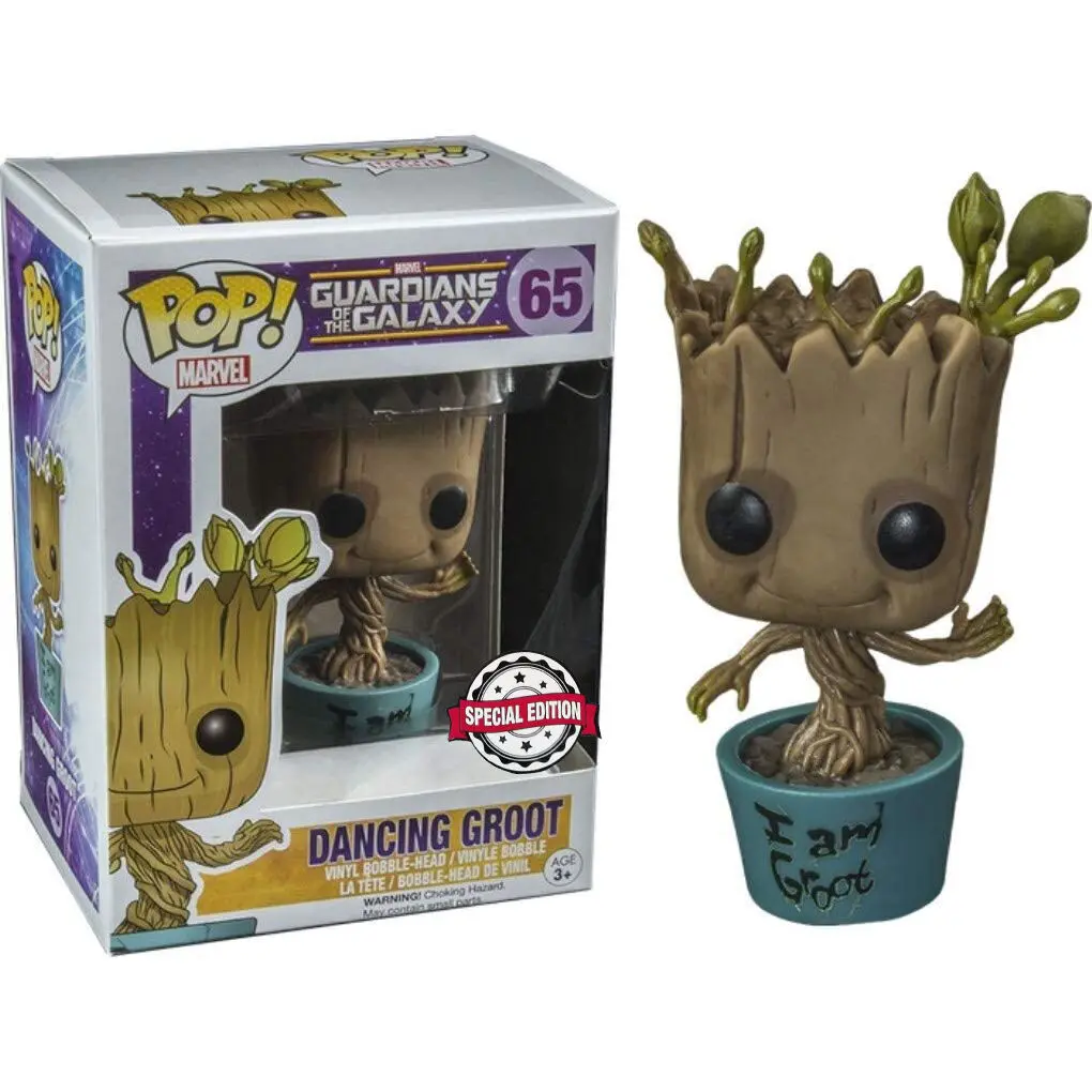 Figurka POP Marvel Strażnicy Galaktyki Tańczący I Am Groot Exclusive zdjęcie produktu