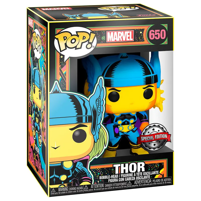 Marvel POP! Marvel Black Light Vinyl Figure Thor Figurka winylowa Thor 9 cm zdjęcie produktu