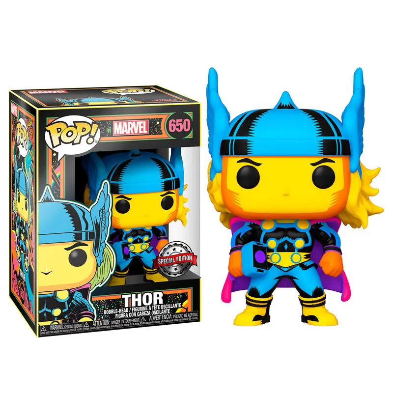 Marvel POP! Marvel Black Light Vinyl Figure Thor Figurka winylowa Thor 9 cm zdjęcie produktu