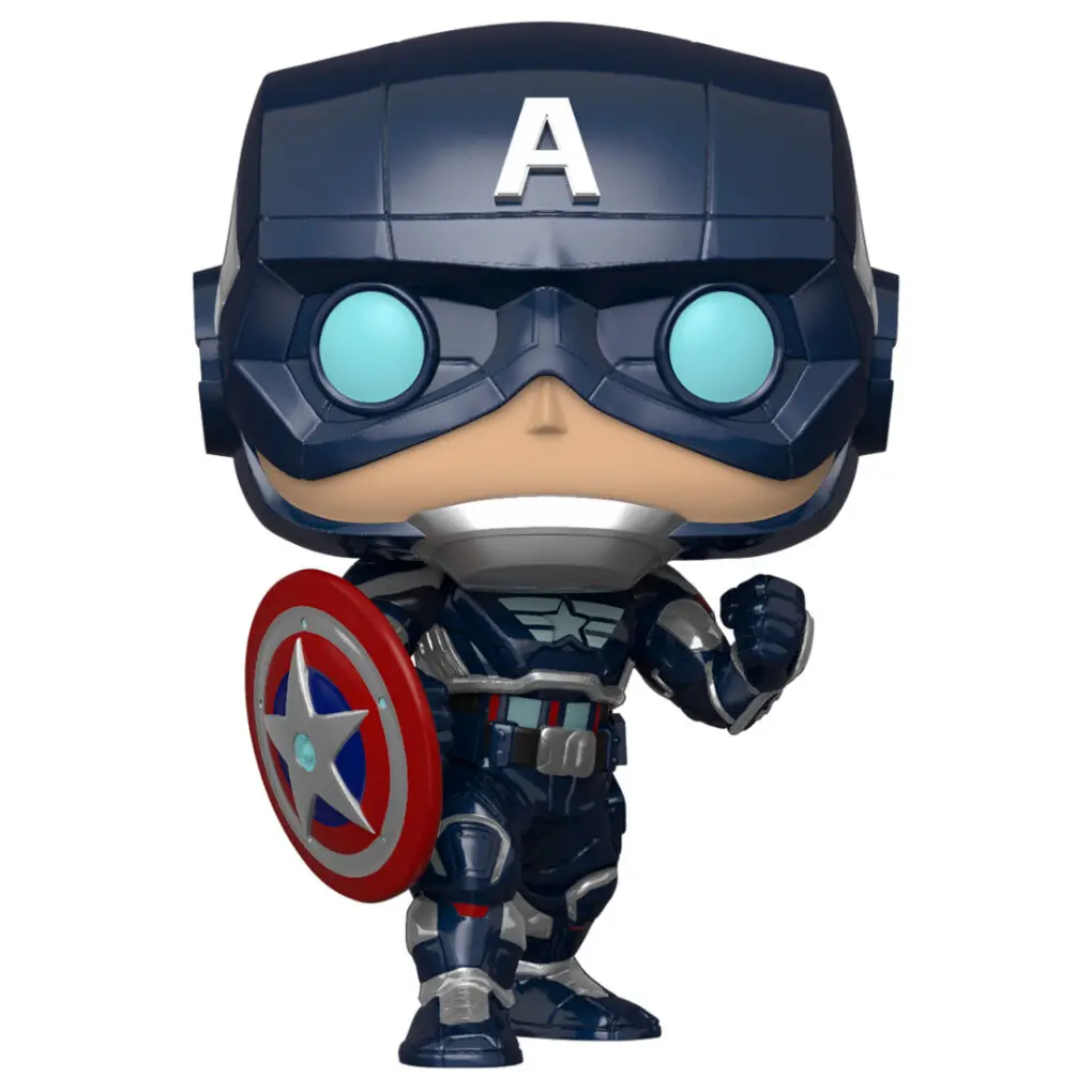 Marvel's Avengers (gra wideo z 2020 roku) POP! Marvel Vinyl Figure Captain America 9 cm zdjęcie produktu