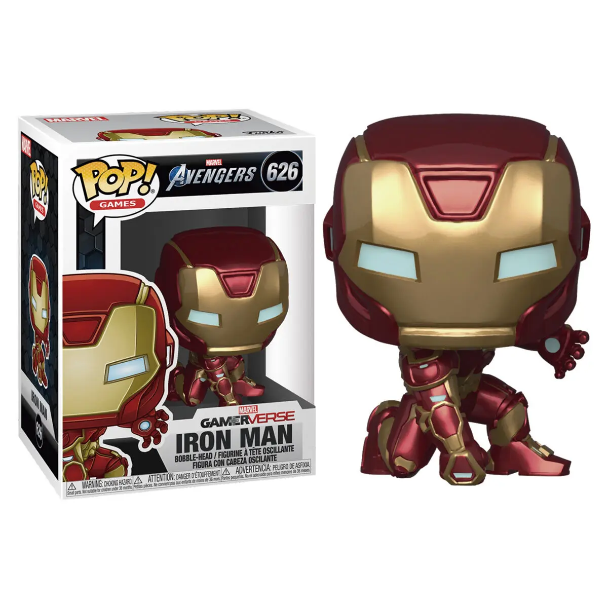 Figurka POP Marvel Avengers Game Iron Man Stark Tech Suit zdjęcie produktu