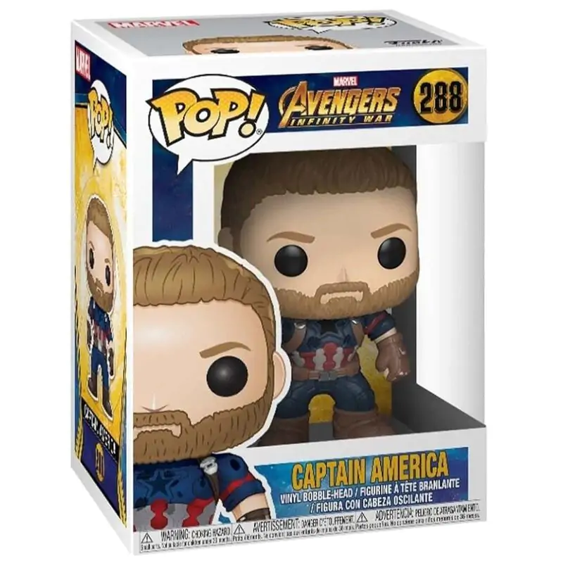 Avengers: Wojna bez granic POP! Movies Figurka winylowa Kapitan Ameryka 9 cm zdjęcie produktu