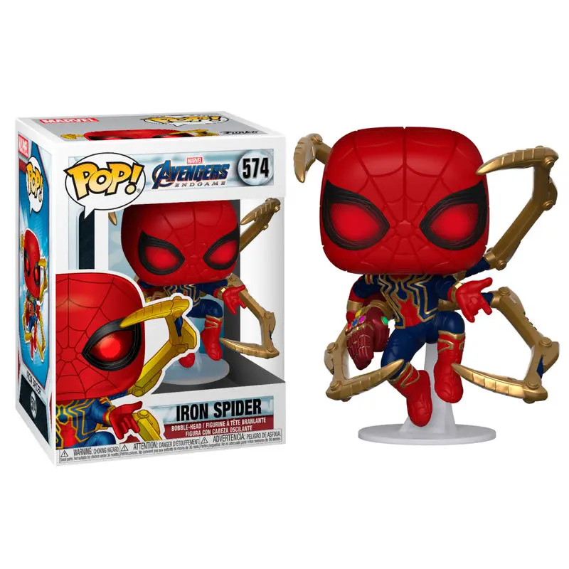 Avengers: Endgame POP! Movies Figurka winylowa Iron Spider z Nano Rękawicą 9 cm zdjęcie produktu