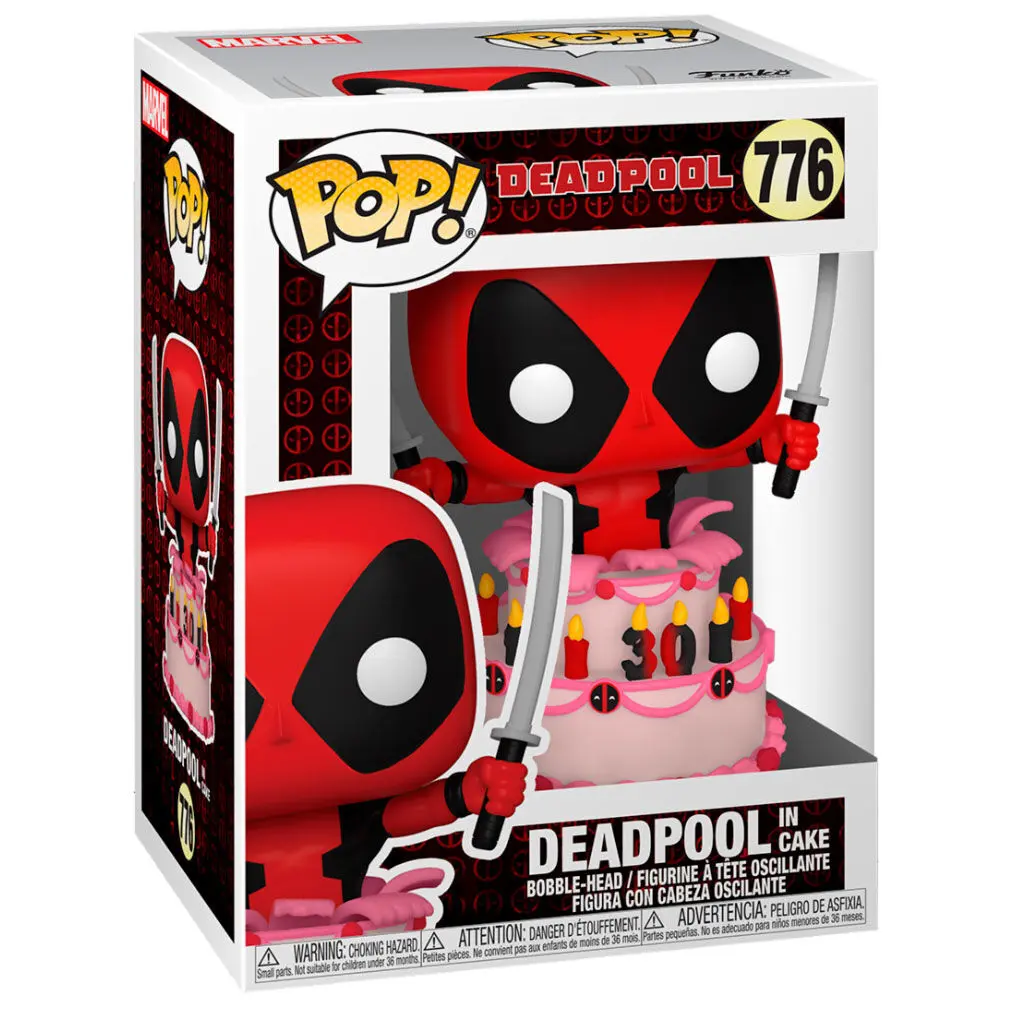 Marvel Deadpool 30th Anniversary POP! Figurka Vinyl Deadpool in Cake 9 cm zdjęcie produktu