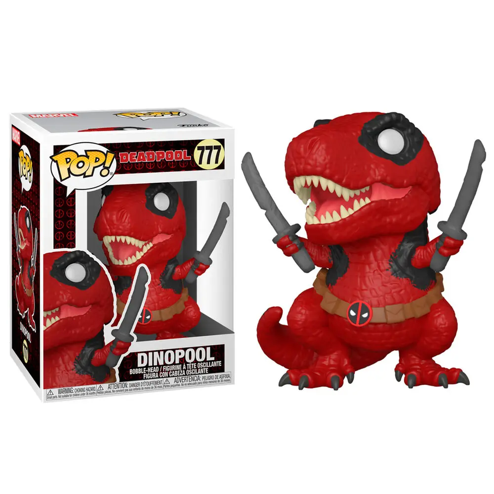 Marvel Deadpool 30th Anniversary POP! Figurka winylowa Dinopool 9 cm zdjęcie produktu