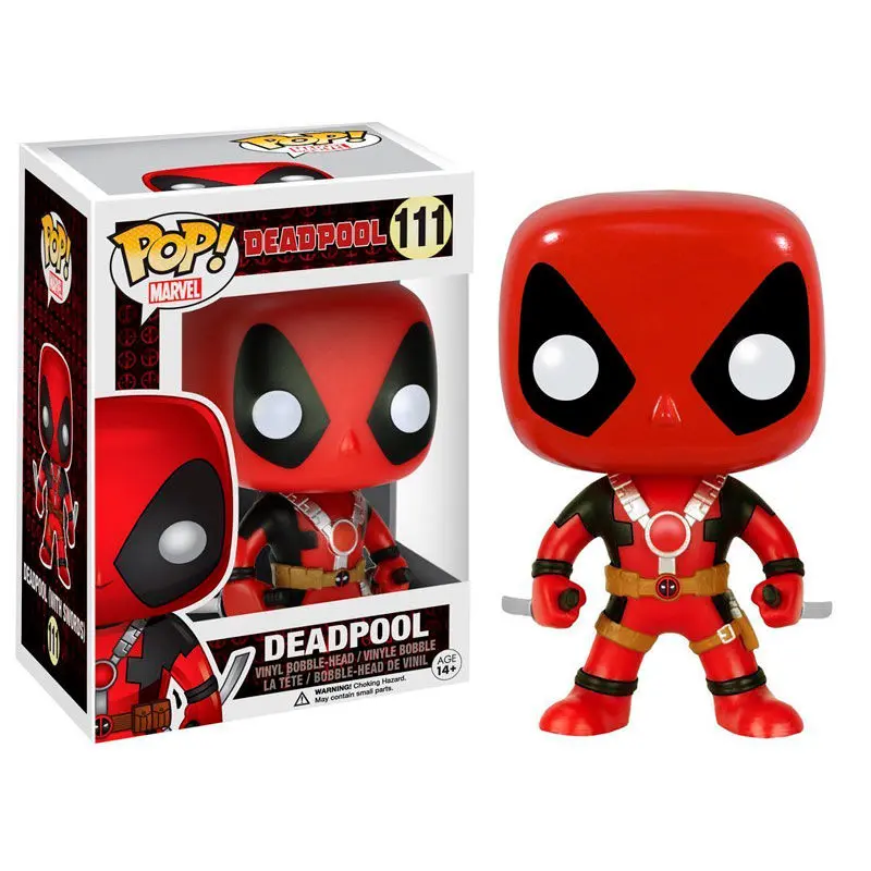 Marvel Comics POP! Vinyl Bobble-Head Deadpool Dwa Miecze 10 cm zdjęcie produktu