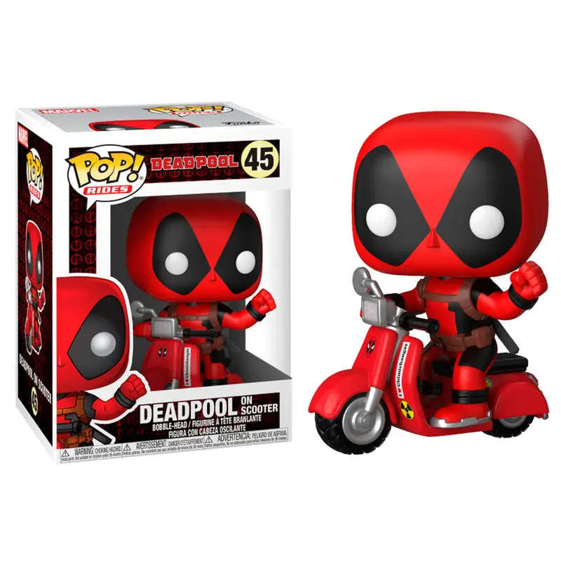 Deadpool POP! Rides Figurka winylowa Deadpool i Hulajnoga 9 cm zdjęcie produktu