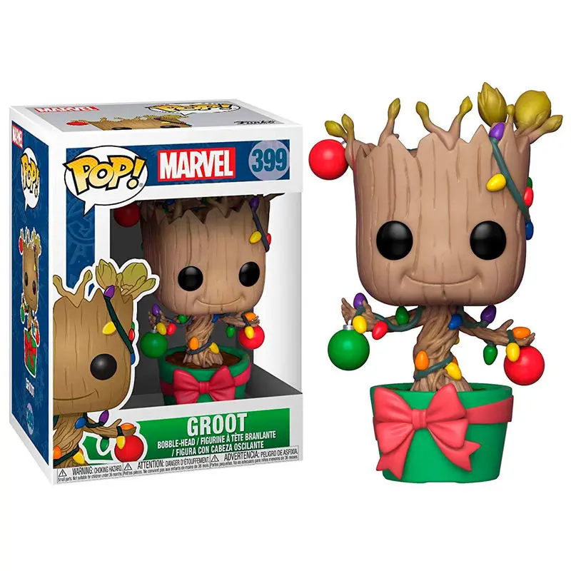 Figurka POP Marvel Holiday Groot ze Światełkami i Ozdobami zdjęcie produktu